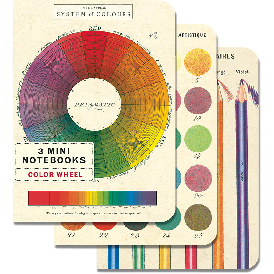 Bright Colors Mini Notebook Color Wheel Mini Notebooks – BHN