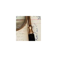 Antique Inspired Brass & Resin Spectacle Magnifying Glass
