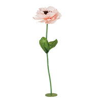 Paper Flower on Metal Stand - 53"