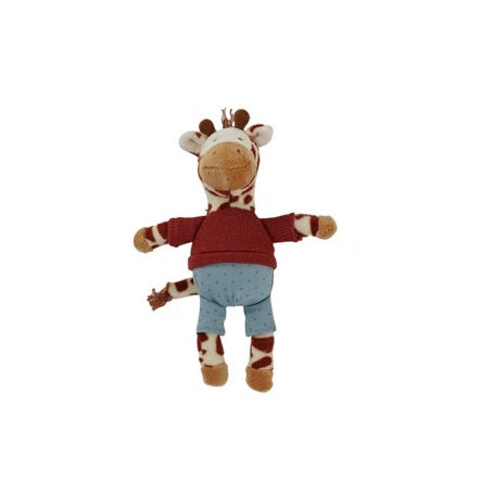 Mini Safari Animals in Clothes Plush - 6 1/2"
