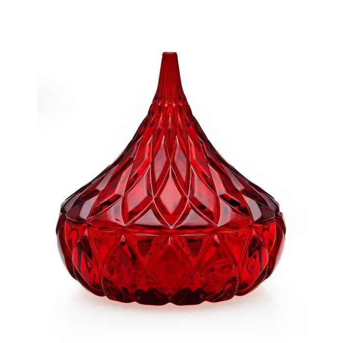 Red Crystal Hershey's Kiss Candy Dish