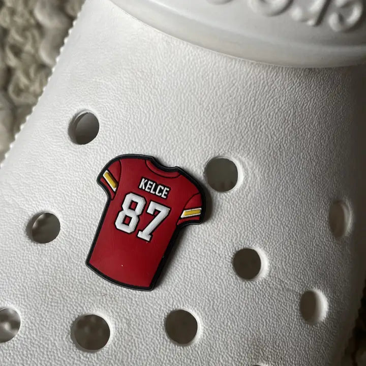 KC 87 Kelce Jersy Shoe Charm