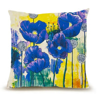 Eric & Christopher "Awake" Poppy Throw Pillow