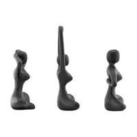 Peaceful Female Yoga Tabletop Figures (Set of 3 Poses) | Danya B.