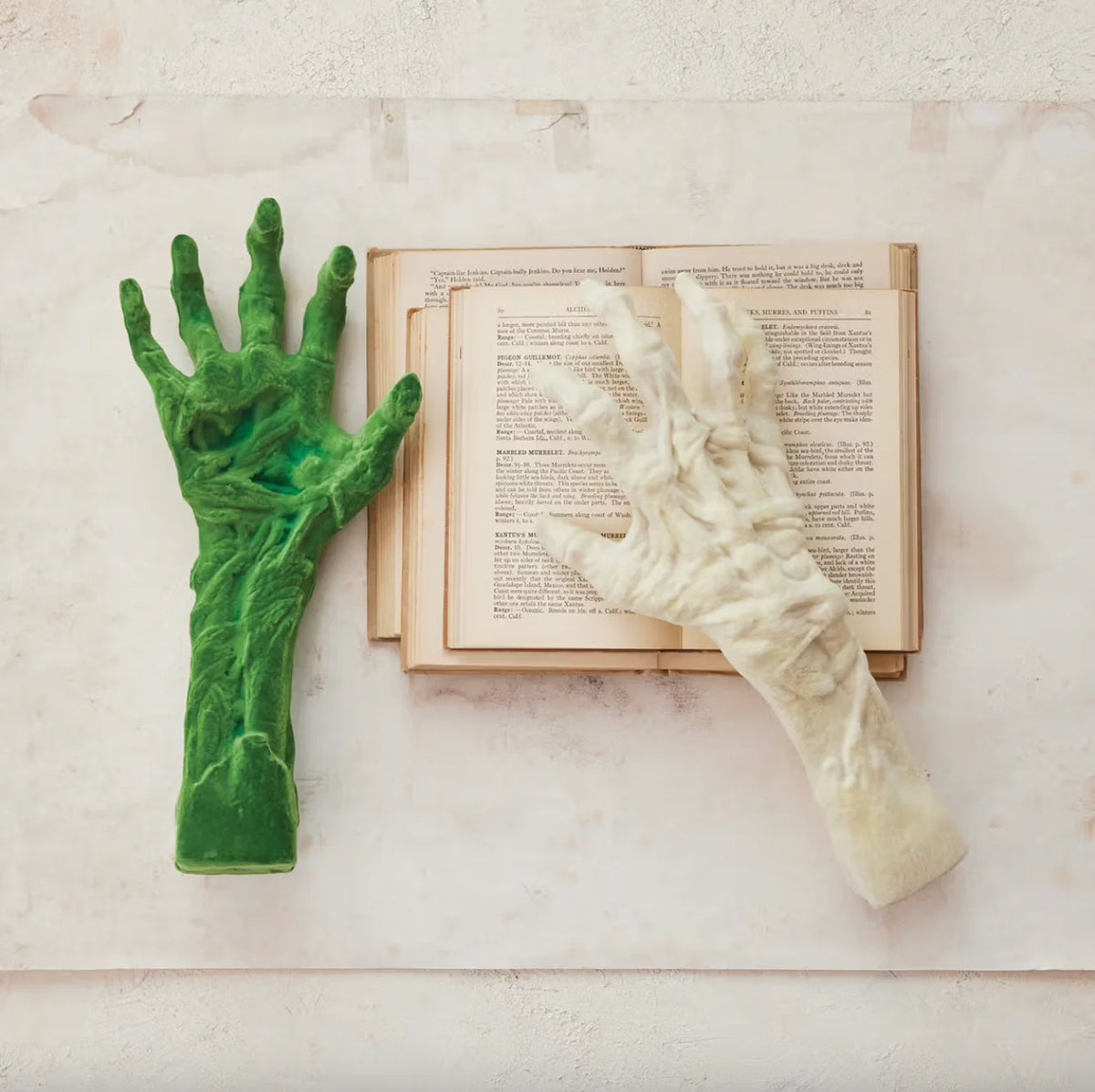 Flocked Monster Hand Decoration