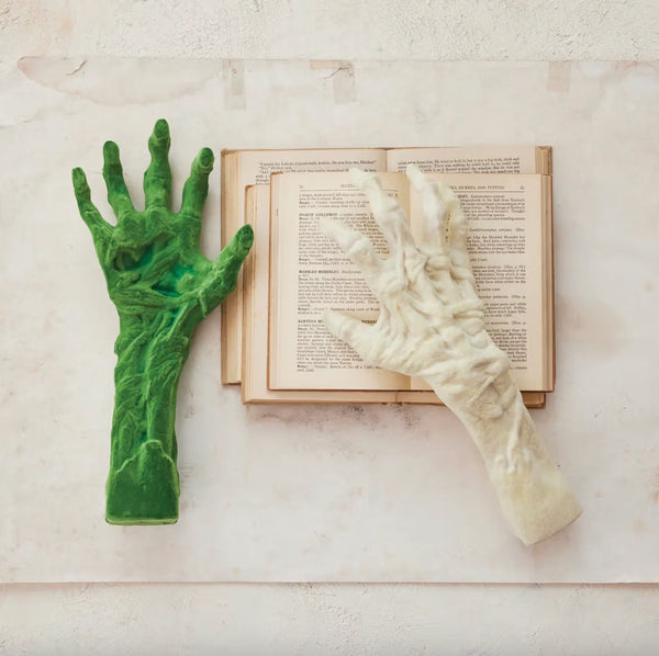 Flocked Monster Hand Decoration
