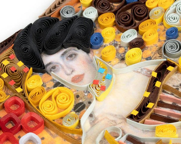The Lady in Gold, Klimt - Quilled Artist Series Greeting Card