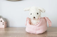 Marshmallow the Puppy in Carrier | Alimrose