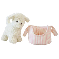 Marshmallow the Puppy in Carrier | Alimrose