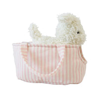 Marshmallow the Puppy in Carrier | Alimrose