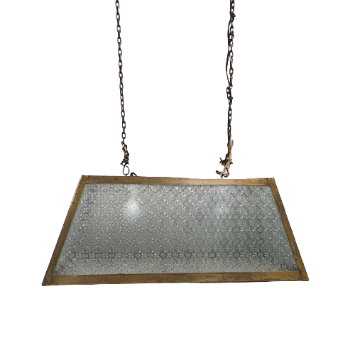 Cosmopolitan Glass & Brass Pendant (Large)