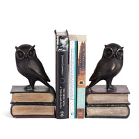 Owl on Books Bookend Set | Danya B.