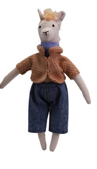 Llama in Clothes Plushie - 7 1/2"