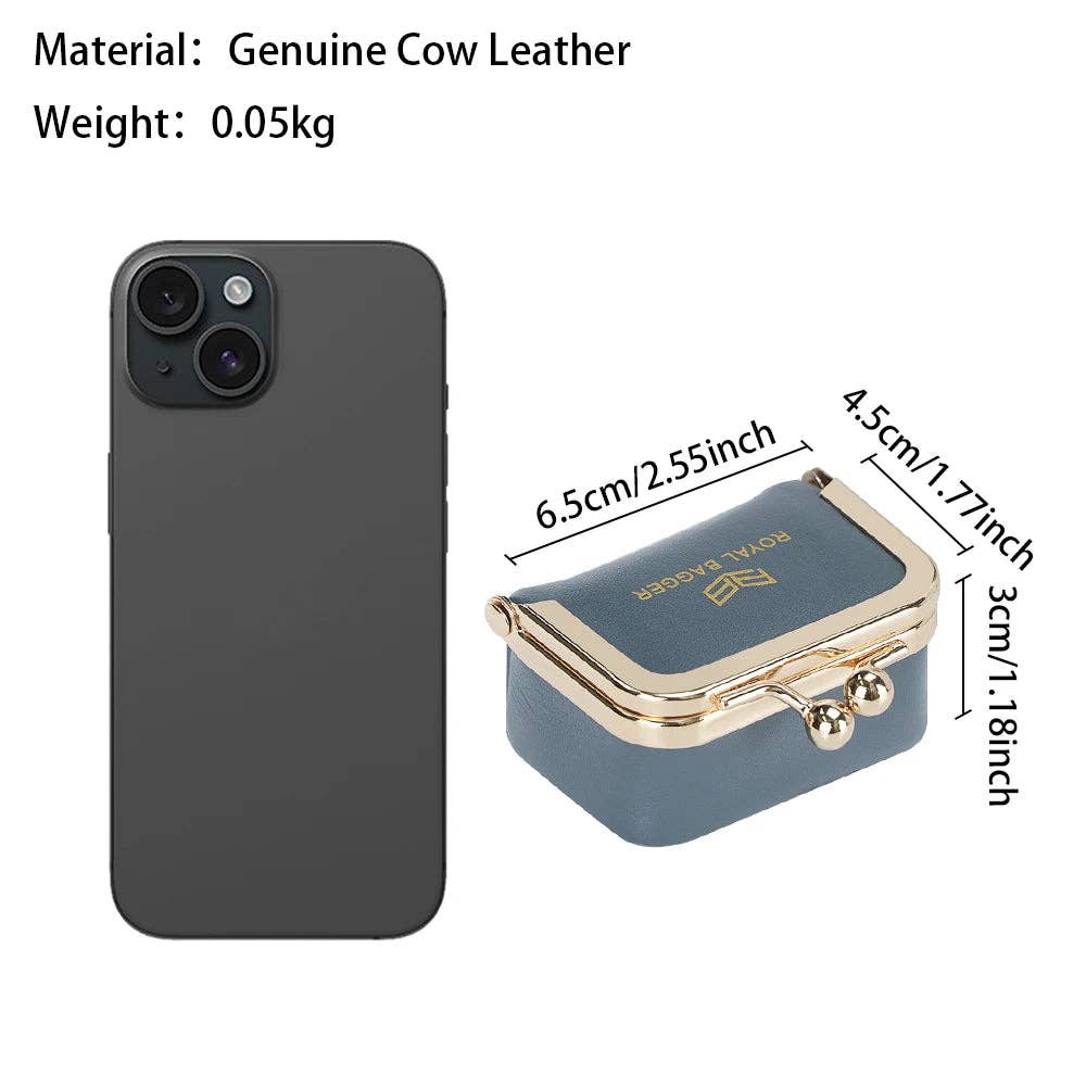 Small Leather Jewelry & Coin Case - 2 Styles