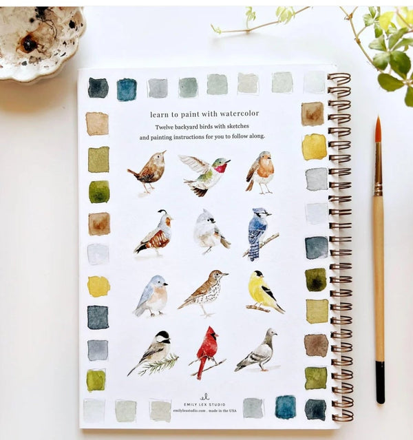Birds Watercolor Workbook