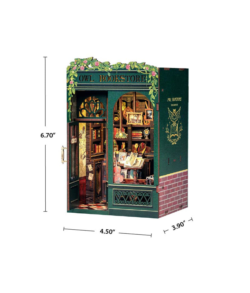 Owl Bookstore - DIY Book Nook | Hands Craft
