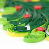 Quilled Christmas Tree Greeting Card