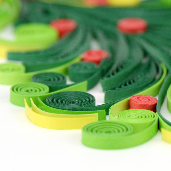 Quilled Christmas Tree Greeting Card