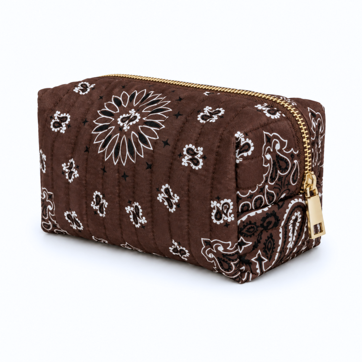 Bandana Cosmetic Case, Everyday Travel Pouch - 4 Styles