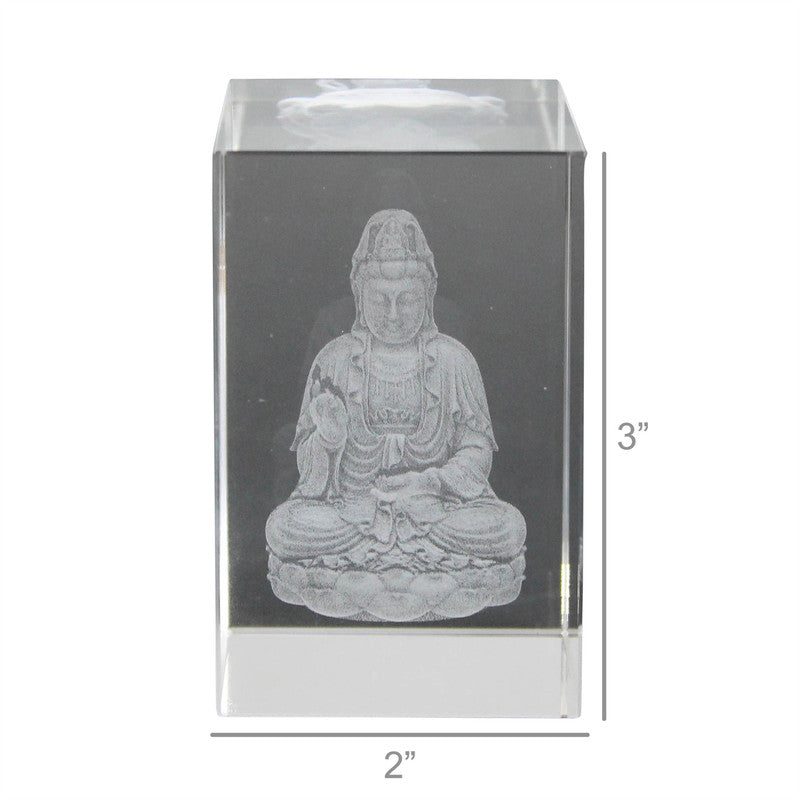 Glass Hologram - Quan Yin