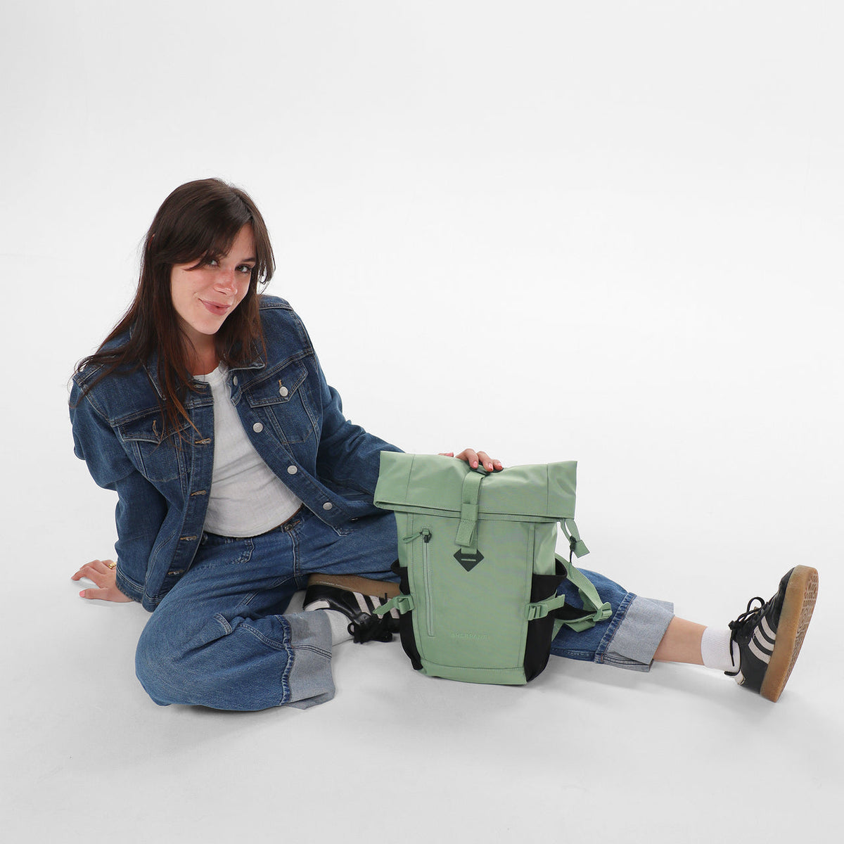 Sedona | 9L Mini Foldover Backpack - Olivine Green