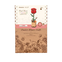 Red Rose - Wooden Puzzle | Hands Craft