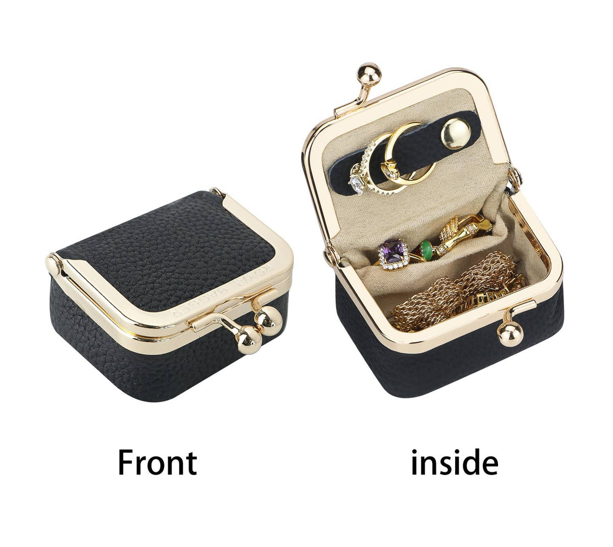 Mini Kiss-Lock Jewelry & Coin Case - 2 Styles