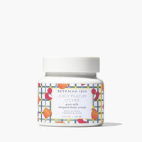Juicy Peach Lychee Whipped Body Cream 8 oz. | Beekman 1802