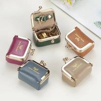 Small Leather Jewelry & Coin Case - 2 Styles
