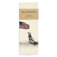 Dogs with Flag Tea Towel | Eric & Christopher