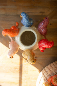 Ceramic Parrot Vase