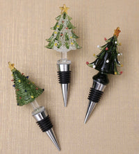 Glass Tree Bottle Stopper in Gift Box - 3 Designs