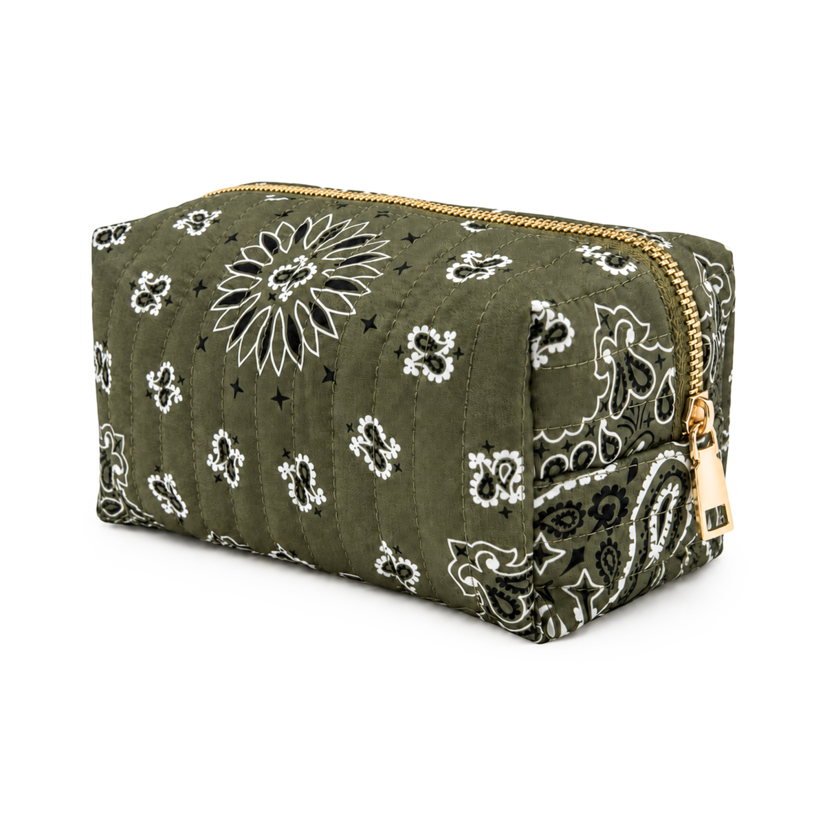 Bandana Cosmetic Case, Everyday Travel Pouch - 4 Styles