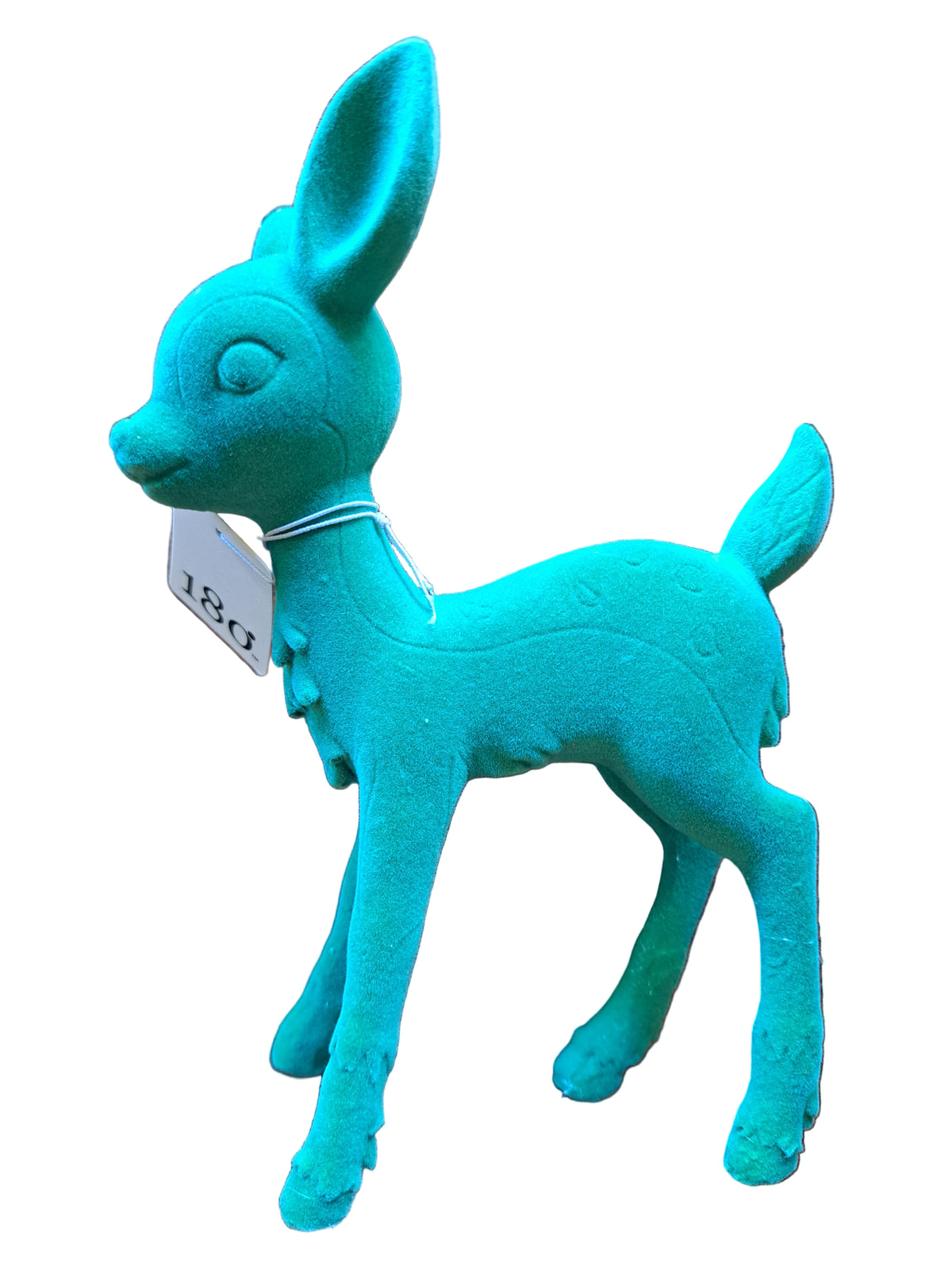 Flocked Standing Reindeer