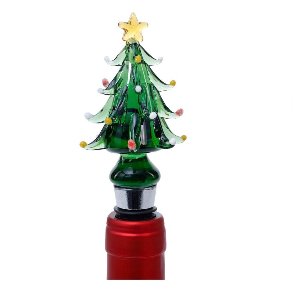 Glass Tree Bottle Stopper in Gift Box - 3 Designs