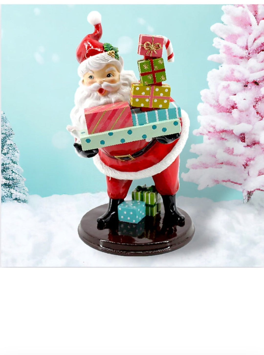 Retro Santa with Gifts