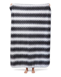 Faux Fur Throw - Raging Sea