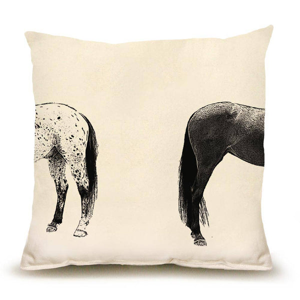 Kissing Horses Medium Pillow | Eric & Christopher