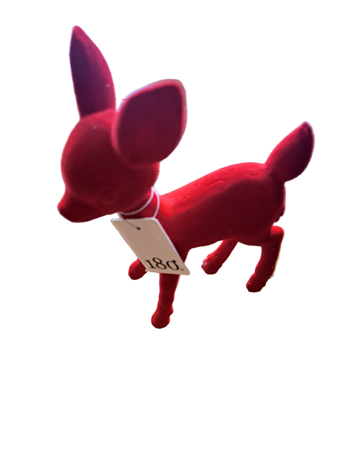 Flocked Standing Reindeer