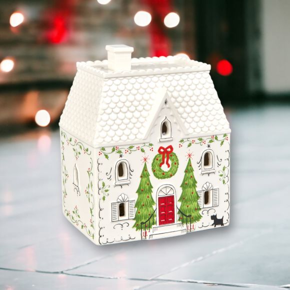 City House 2 - December Diamonds LED Holiday Village Decor - 7-in
