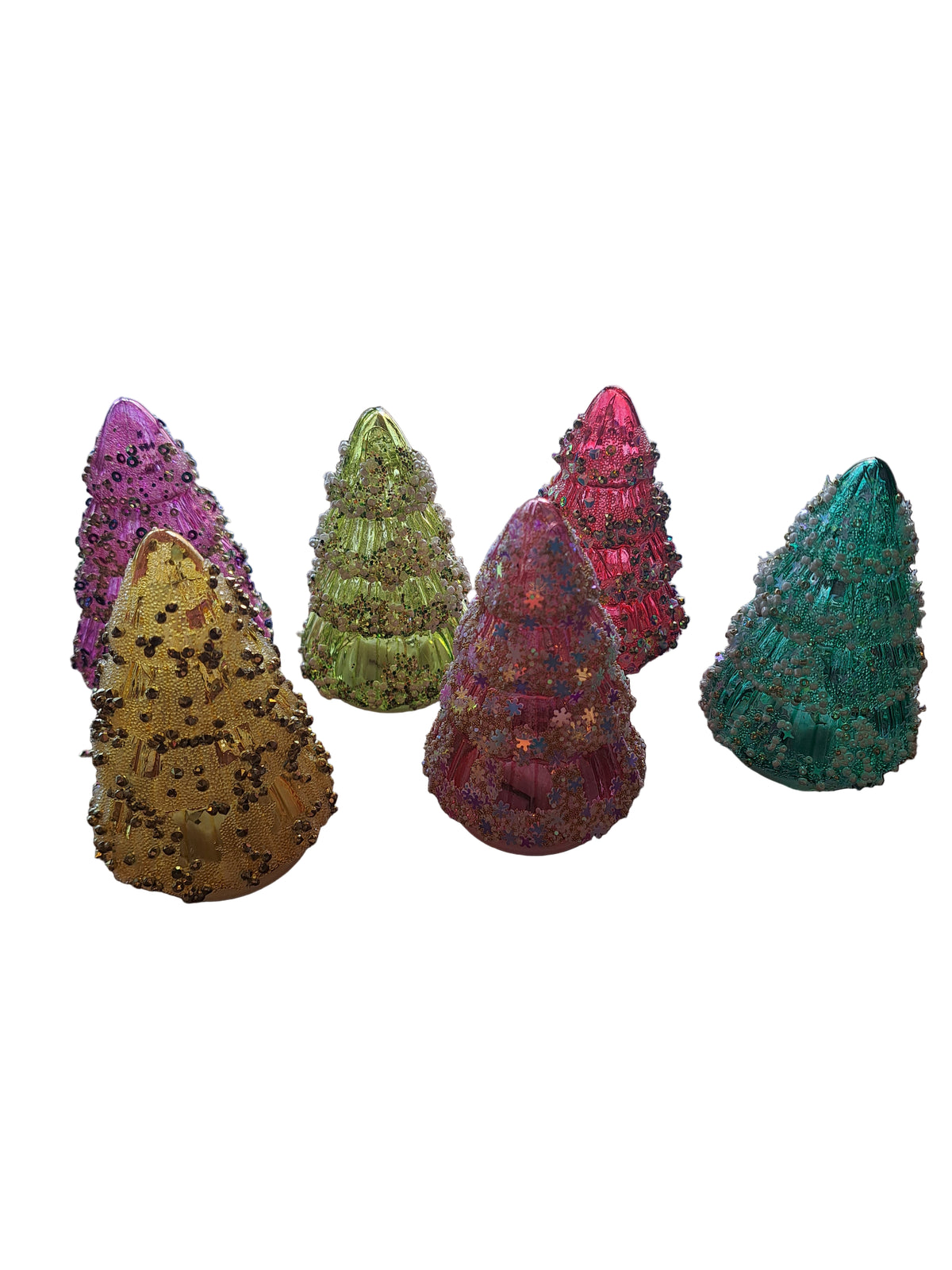 Glitter Tree with LED Lights4" glass tree with LED lights.