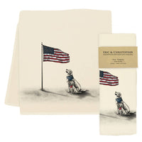Dogs with Flag Tea Towel | Eric & Christopher