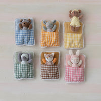 Plush Animal with Sleeping Bag & Eye Mask, 6 Styles