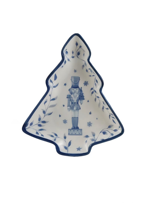 Ceramic Shaped Dish with Holiday Image, 3 Styles