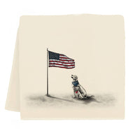 Dogs with Flag Tea Towel | Eric & Christopher