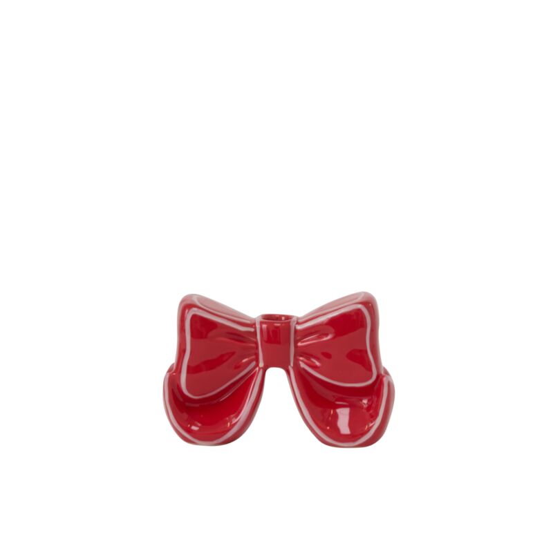 Red Bow Candleholder