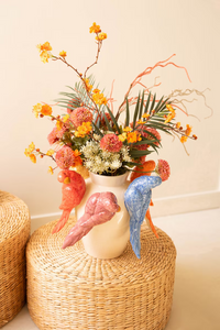 Ceramic Parrot Vase