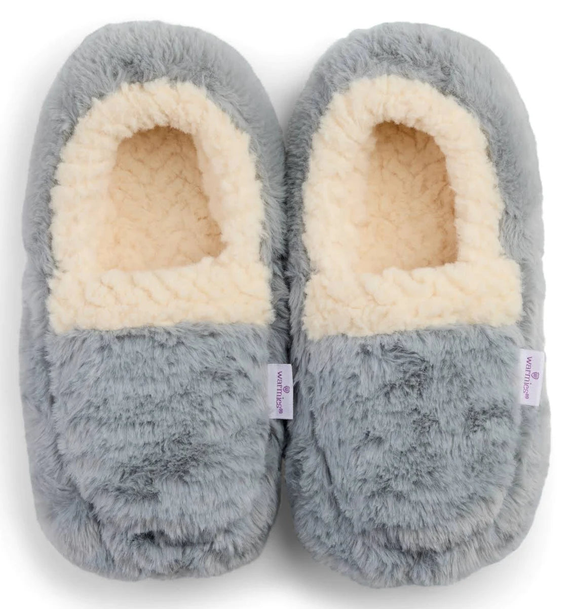 Gray Sherpa Warmies® Slippers