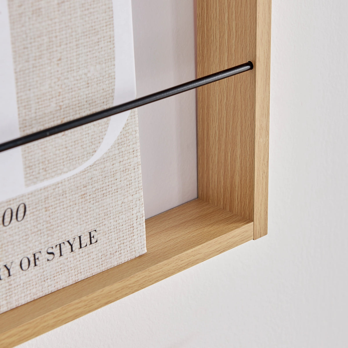 Steiner Beech Square 2-Tier Kids Wall Mounted Bookshelf | Danya B