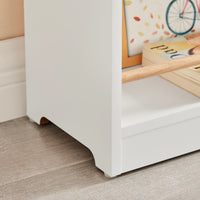 Steiner White 3-Tier Kids Freestanding Bookcase with Rods | Danya B.
